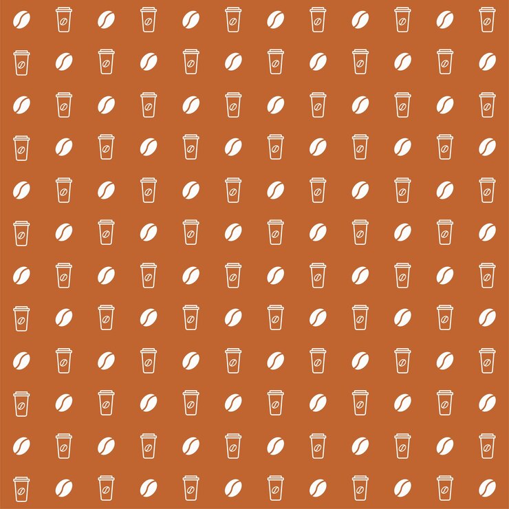 Fondo de café capuchino patrón de latte backprop