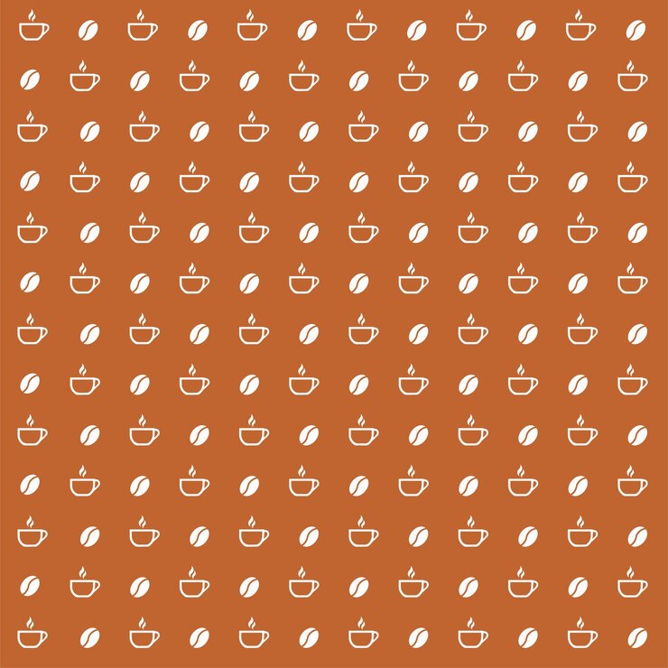 Fondo de café capuchino patrón de latte backprop