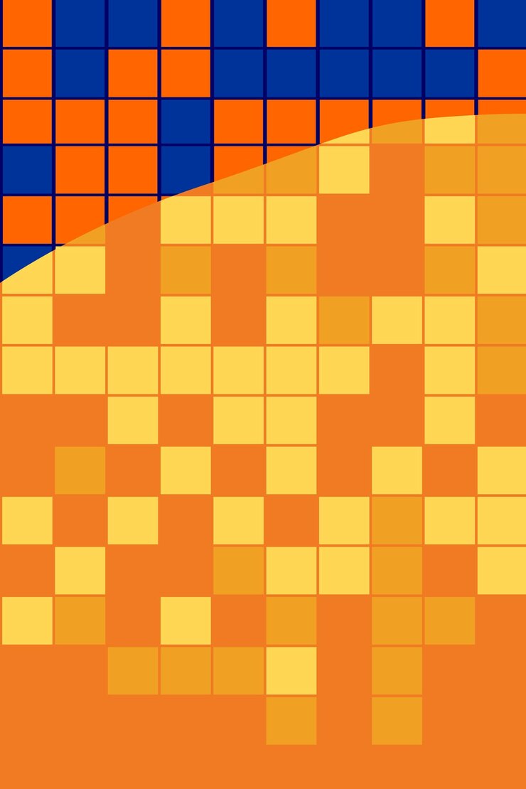 Vector fondo de caja de rompecabezas