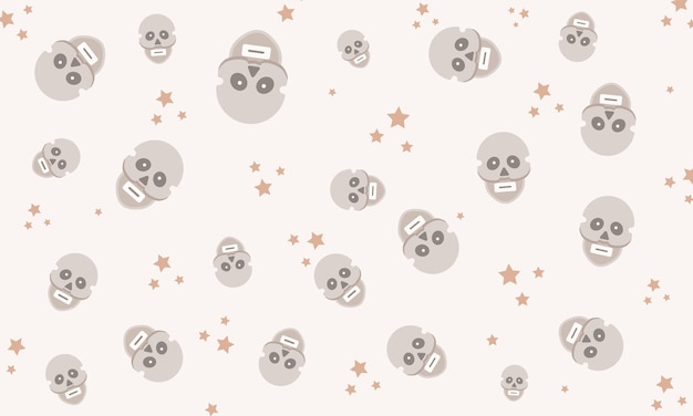 El fondo de la calavera de Halloween