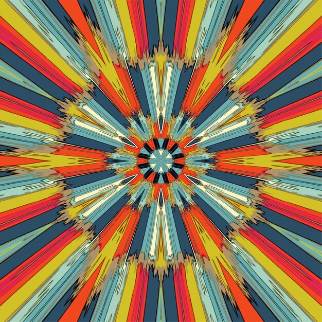Fondo de caleidoscopio abstracto Hermoso caleidoscopio de patrones sin fisuras Textura de mosaico multicolor Textura de caleidoscopio sin fisuras Diseño único de caleidoscopio