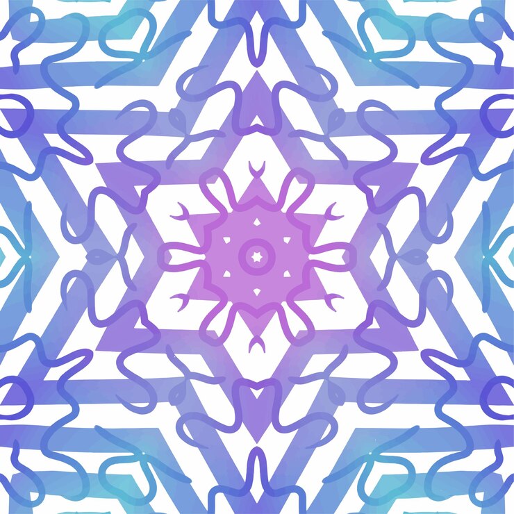 Vector fondo de caleidoscopio abstracto hermoso caleidoscopio de patrones sin fisuras textura de mosaico multicolor textura de caleidoscopio sin fisuras diseño único de caleidoscopio
