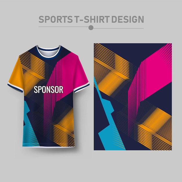 Fondo de la camiseta Camiseta y camiseta deportiva