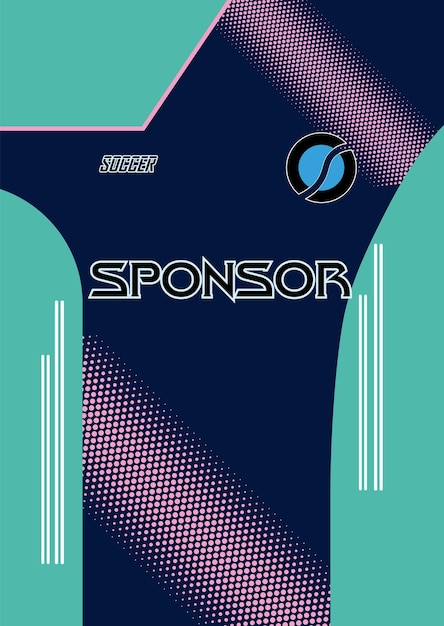 fondo de la camiseta para los deportes de sublimación