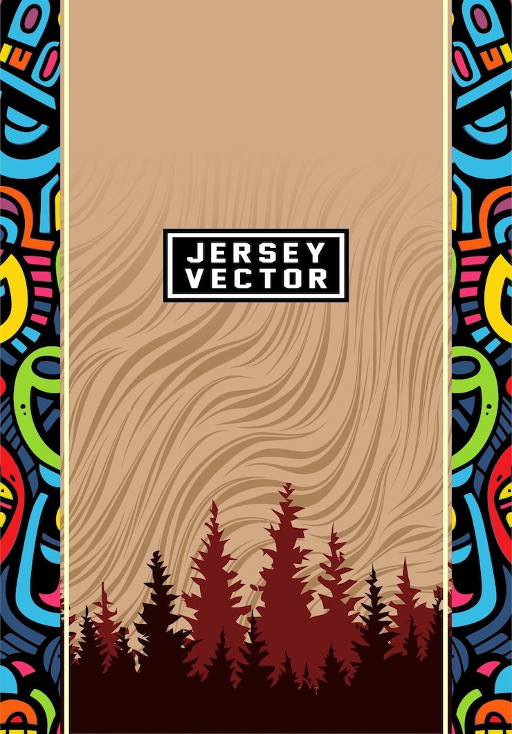 Vector fondo de camiseta para ropa deportiva