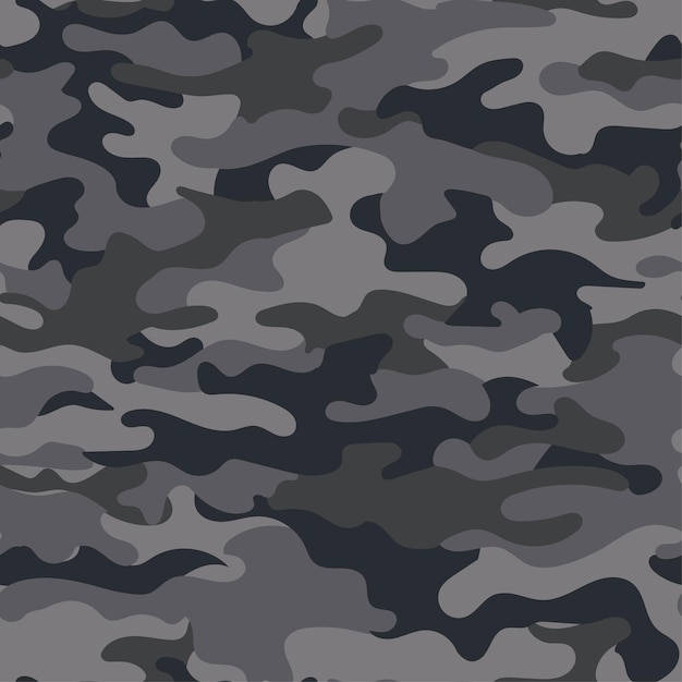 Fondo de camuflaje gris vectorial para militares