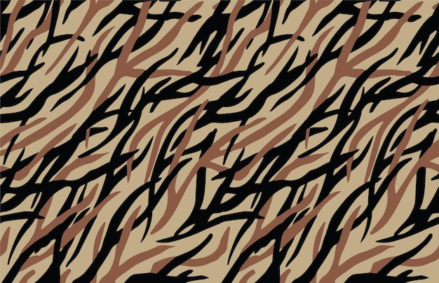 Fondo de camuflaje tribal Ramas de tatuaje tribal terrosas que envuelven el patrón camuflaje de zembra tho