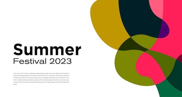 Fondo de cara y máscara de arte pop abstracto colorido vectorial para el verano