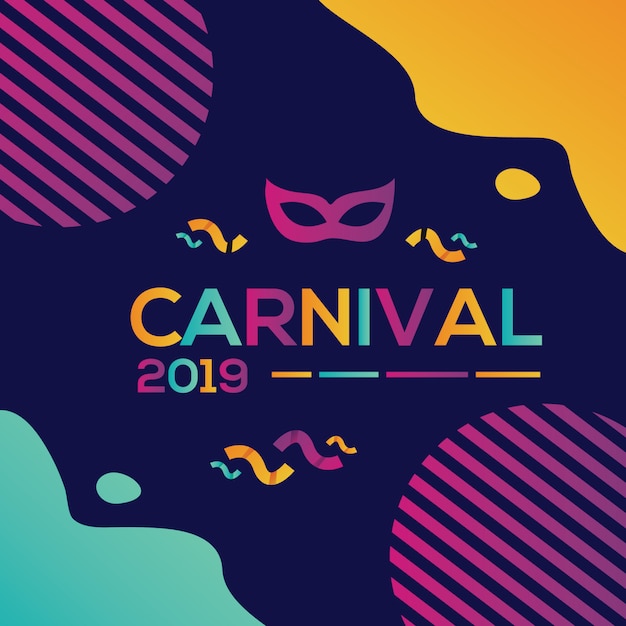 Fondo de carnaval creativo