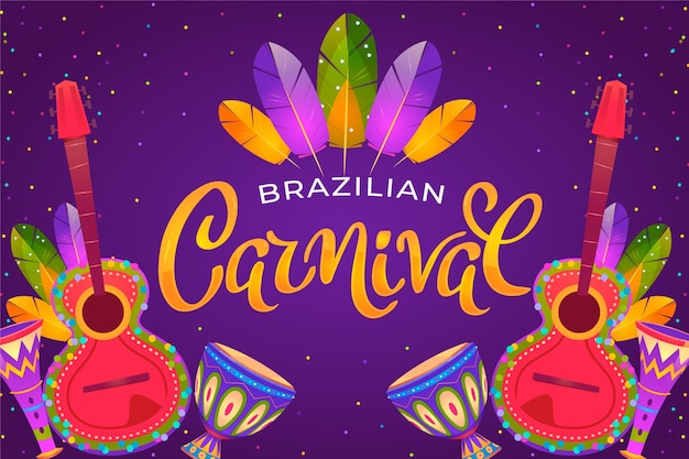 El fondo del carnaval en gradiente