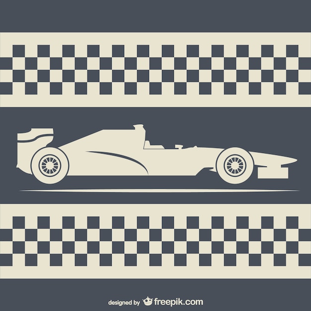 Vector fondo de carreras estilo retro