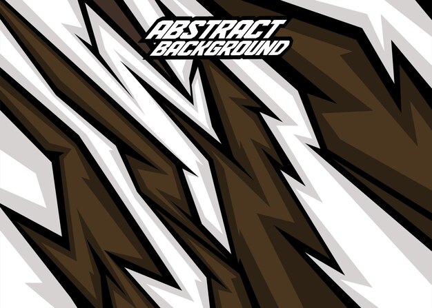 Fondo de carreras rayas abstractas con café blanco y negro vector libre