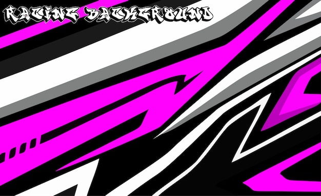 Fondo de carreras de rayas abstractas gráficas