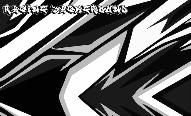 Fondo de carreras de rayas abstractas gráficas