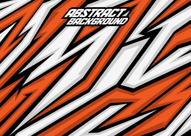 Fondo de carreras rayas abstractas con HAllpwen humo naranja-blanco y vector libre negro