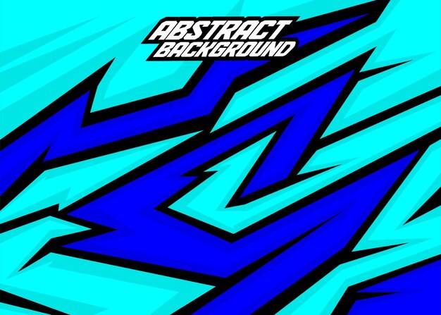 Fondo de carreras rayas abstractas con vector libre azul y negro