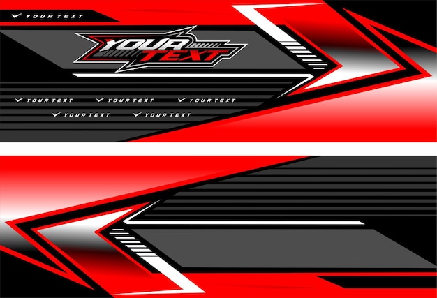 Fondo de carreras Vector completo