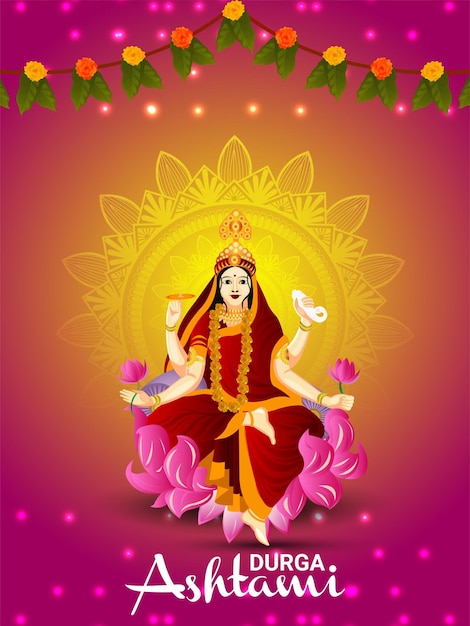 Fondo de celebración feliz navratri con ilustración vectorial