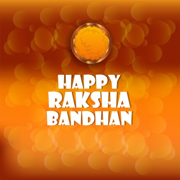 Fondo de celebración feliz raksha bandhan