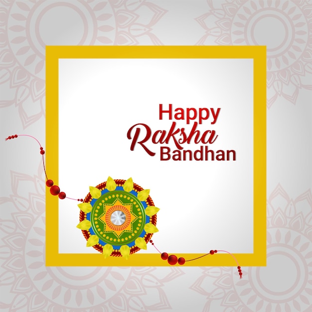 Fondo de celebración feliz raksha bandhan