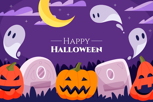 Vector fondo de celebración de halloween