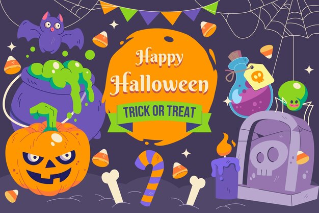 Fondo de celebración de Halloween