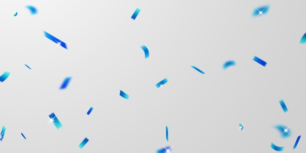 Fondo de celebración con ilustración de vector de confeti colorido