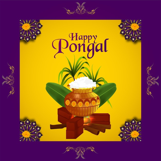 Fondo celebración pongal