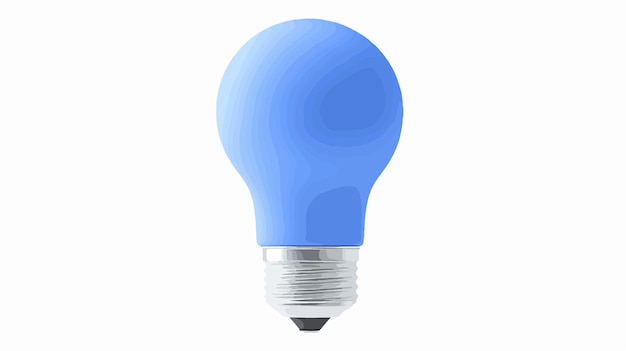 Fondo centrado en el ángulo amplio de la luz de la bombilla tradicional azul
