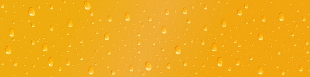 Fondo de cerveza de jugo con ilustración de vector de gotas