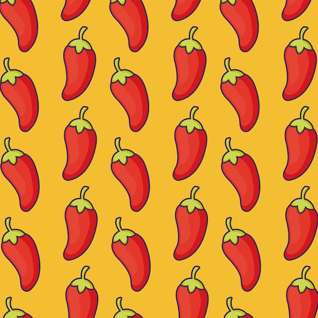 Fondo de chiles rojos