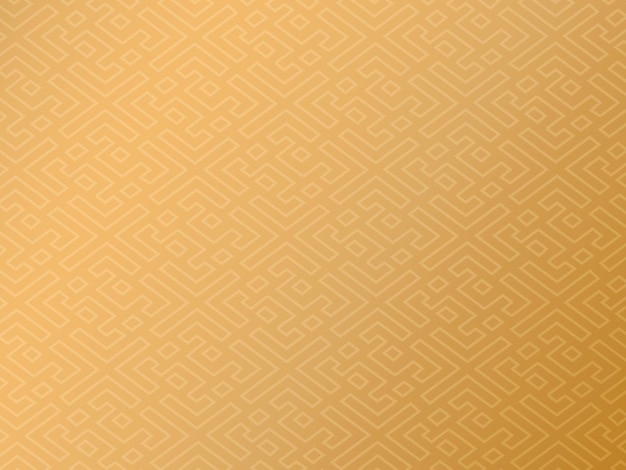 Fondo chino tradicional, diseño de patrón oro auspicioso