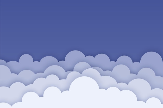 Fondo de cielo azul con nubes