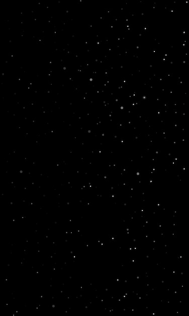 Vector fondo de cielo nocturno con estrellas