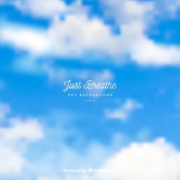 Fondo del cielo simplemente respira