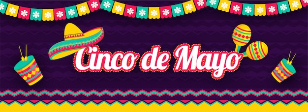 Fondo de cinco de mayo.