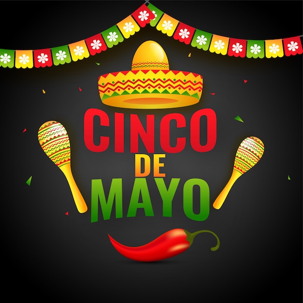 Fondo de cinco de mayo.