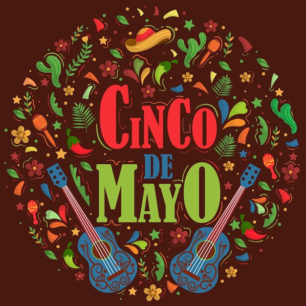 Fondo de cinco de mayo