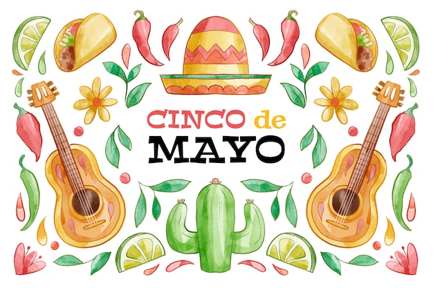 Fondo del cinco de mayo