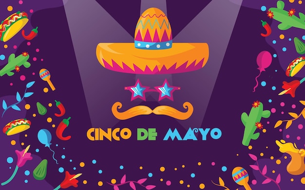 Fondo de cinco de mayo