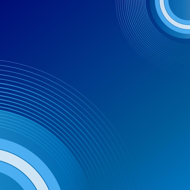 Fondo de círculo abstracto azul en gradiente
