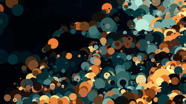 El fondo del círculo abstracto