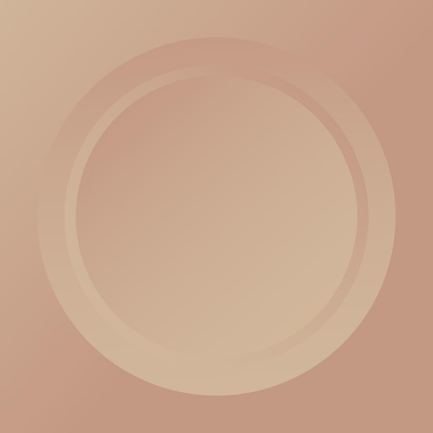 El fondo del círculo beige