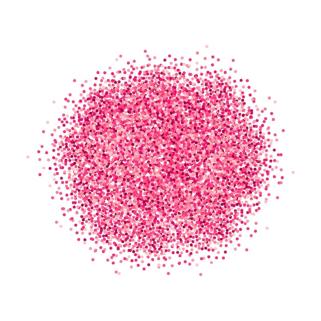 Fondo de círculo de brillo rosa de concientización sobre el cáncer de mama para plantilla posterbanner