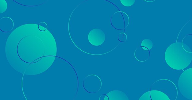 Fondo de círculo geométrico de gradiente mínimo abstracto