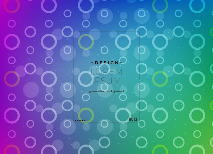 Vector fondo de círculo de gradiente moderno abstracto