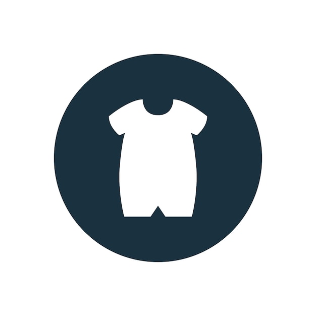 Fondo de círculo de ropa de bebé iconxA