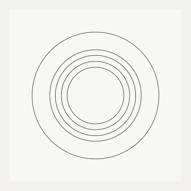 Fondo de círculo simple mínimo