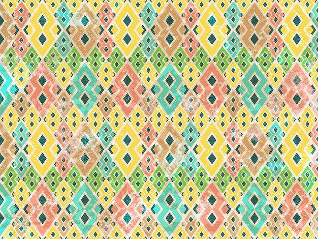 Fondo de círculos abstractos Textura de ornamento tribal Fondo de vector étnico