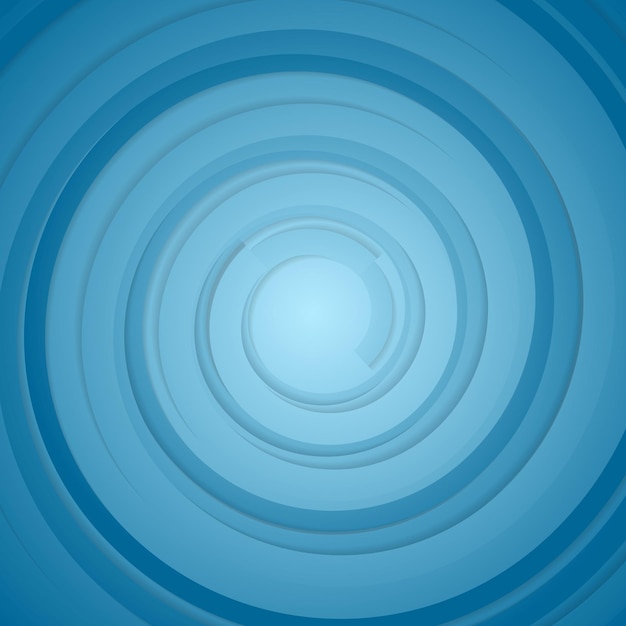 Fondo de círculos azules brillantes abstractos